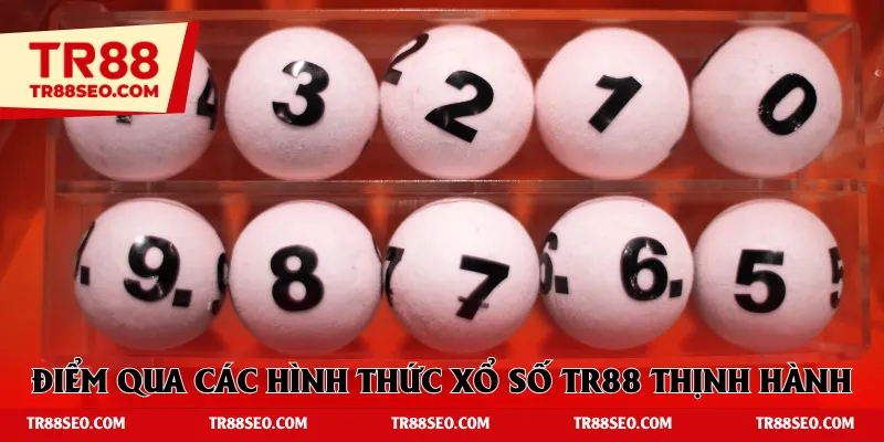 Điểm qua các hình thức xổ số TR88 thịnh hành